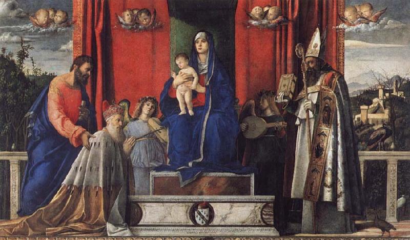 Giovanni Bellini Pala Barbarigo oil painting picture